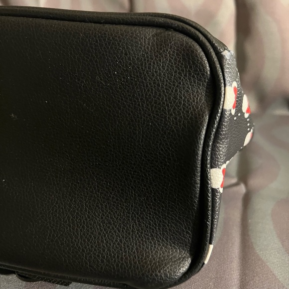 Official Disney Parks Minnie Mouse Polka Dot Bow Mini Vegan Leather Backpack Bag - Picture 8 of 10